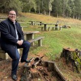 Gaëtan Rossier au Grand Plan dans la forêt de St-Martin, où il venait jouer au football avec ses amis
